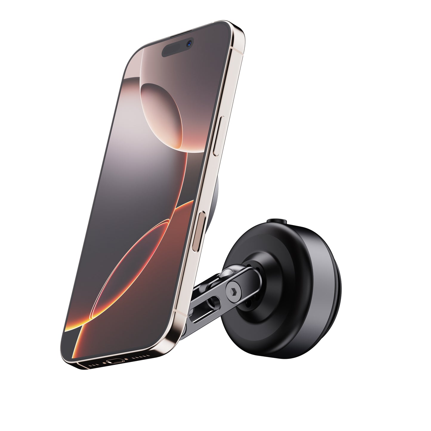 Armor King Electric Vacuum Suction Magnetic Phone Mount 3-Axis Foldable Car Navigation Bracket