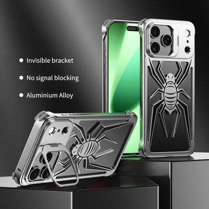 Armor King Spider Aluminum Alloy Lens Kickstand Shockproof Metal Case Cover