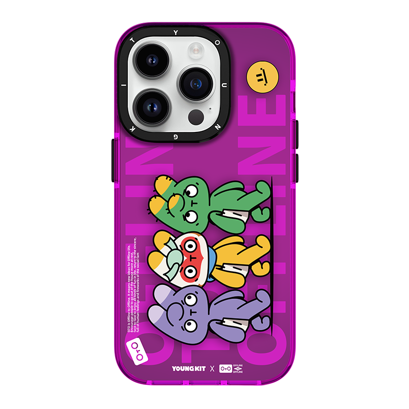 YOUNGKIT X Offline to Offline (OTO) Slim Thin Matte Anti-Scratch Back Shockproof Cover Case