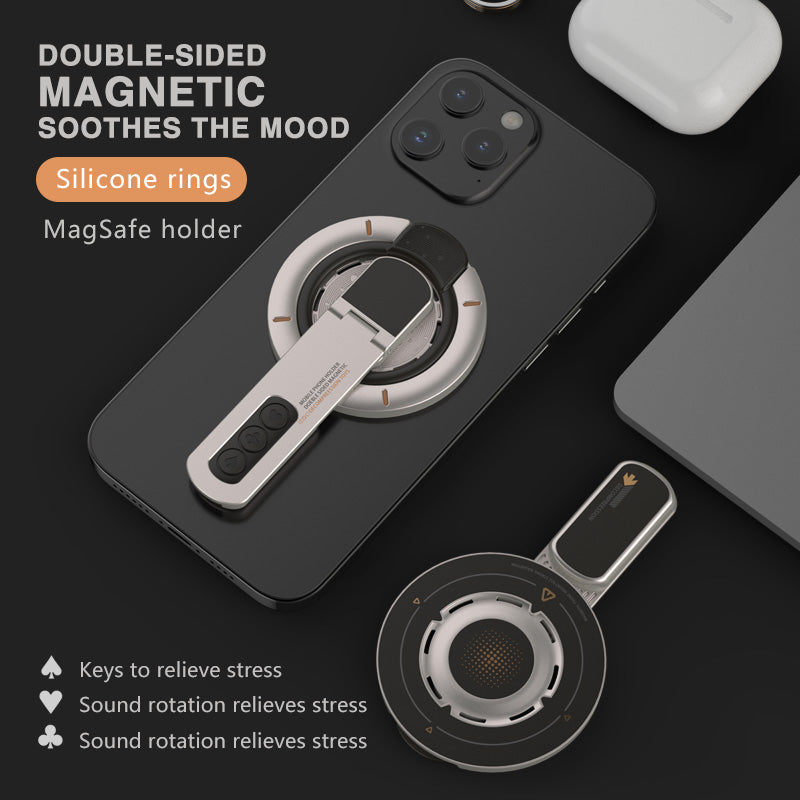 Armor King Double-sided Magnetic Ring Holder Decompression MagSafe