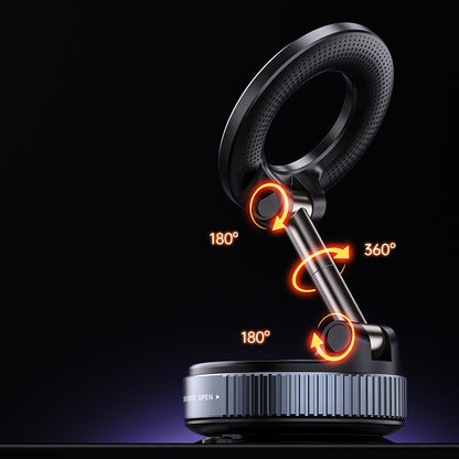 Armor King Vacuum Suction Magnetic Phone Mount Foldable Car Navigation Bracket