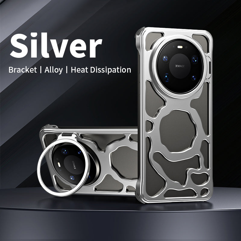 Armor King Auspicious Clouds MagSafe Metal Alloy Air Cushion Kickstand Case Cover