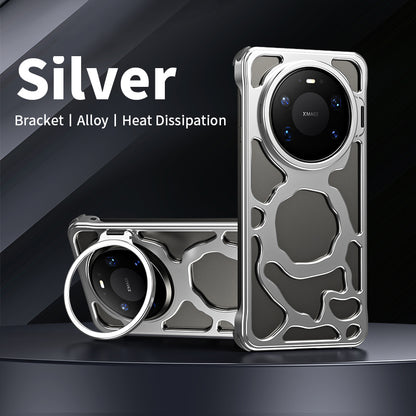 Armor King Auspicious Clouds MagSafe Metal Alloy Air Cushion Kickstand Case Cover