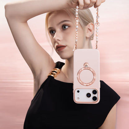 PYNANA Dancing Circle Jewelry Aesthetics & Handcraft MagSafe Ring Holder Protective Case Cover