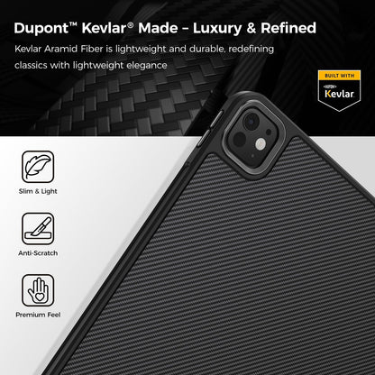 Benks ArmorPro Case Slim Shockproof Cover built with Kevlar 600D for iPad