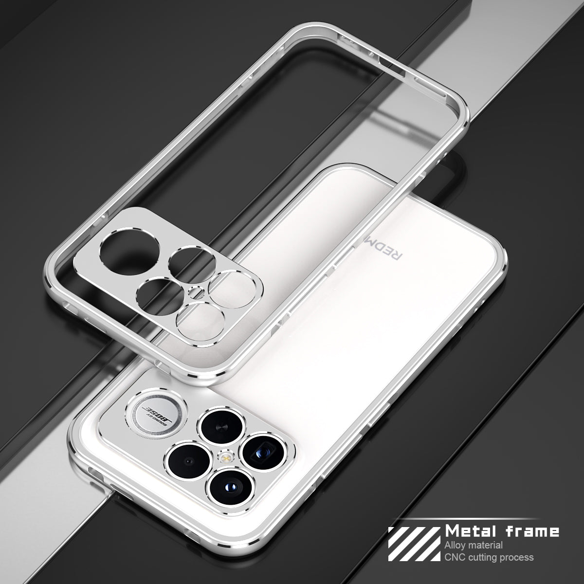 iy Aurora Sword Lens Protector Bicolor Aluminum Bumper Case for Xiaomi Redmi K90 / K80 / K70 series