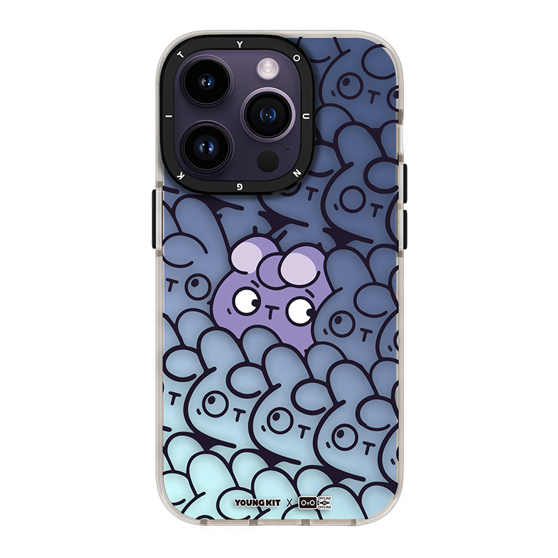 YOUNGKIT X Offline to Offline (OTO) Slim Thin Matte Anti-Scratch Back Shockproof Cover Case