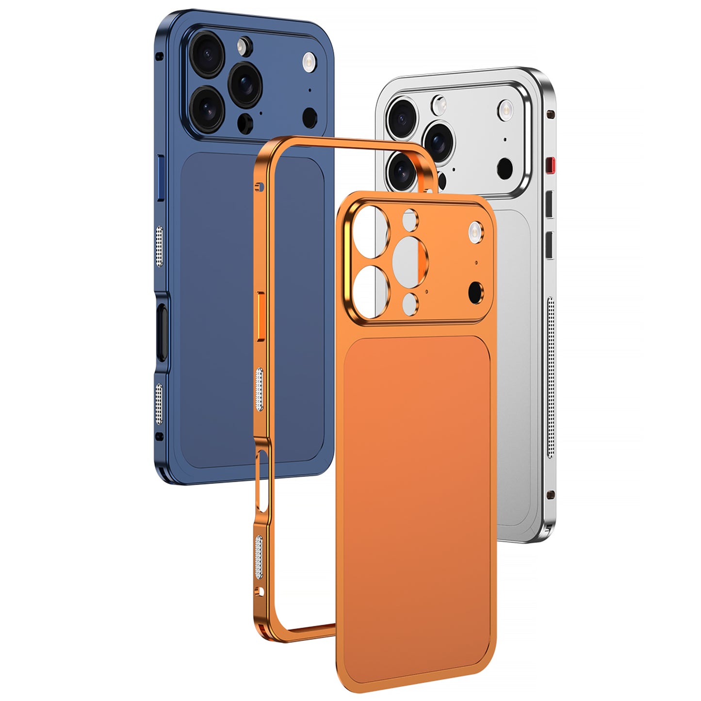 Armor King Supercar Lens Protector Heat Dissipation Metal Bumper Matte Backplate Case Cover