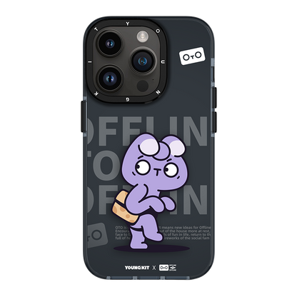 YOUNGKIT X Offline to Offline (OTO) Slim Thin Matte Anti-Scratch Back Shockproof Cover Case