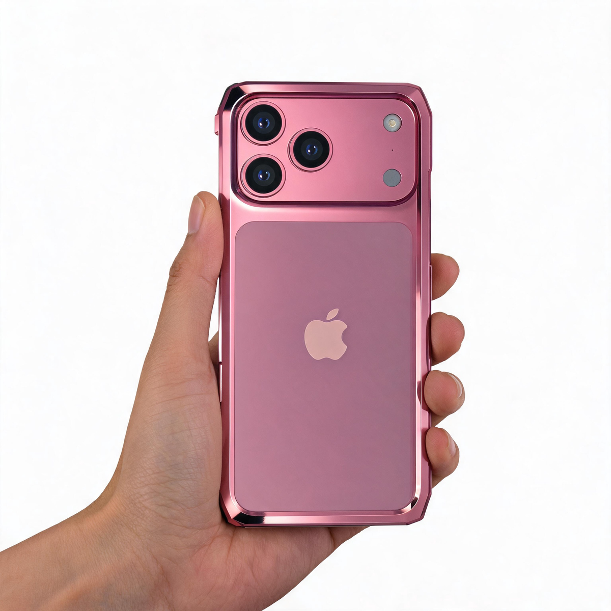 Luphie Slim Light Shockproof Snap-on Aluminum Metal Bumper Case Cover