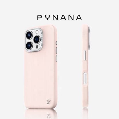 PYNANA Starry Jewelry Aesthetics & Handcraft MagSafe Faux Leather Protective Case Cover