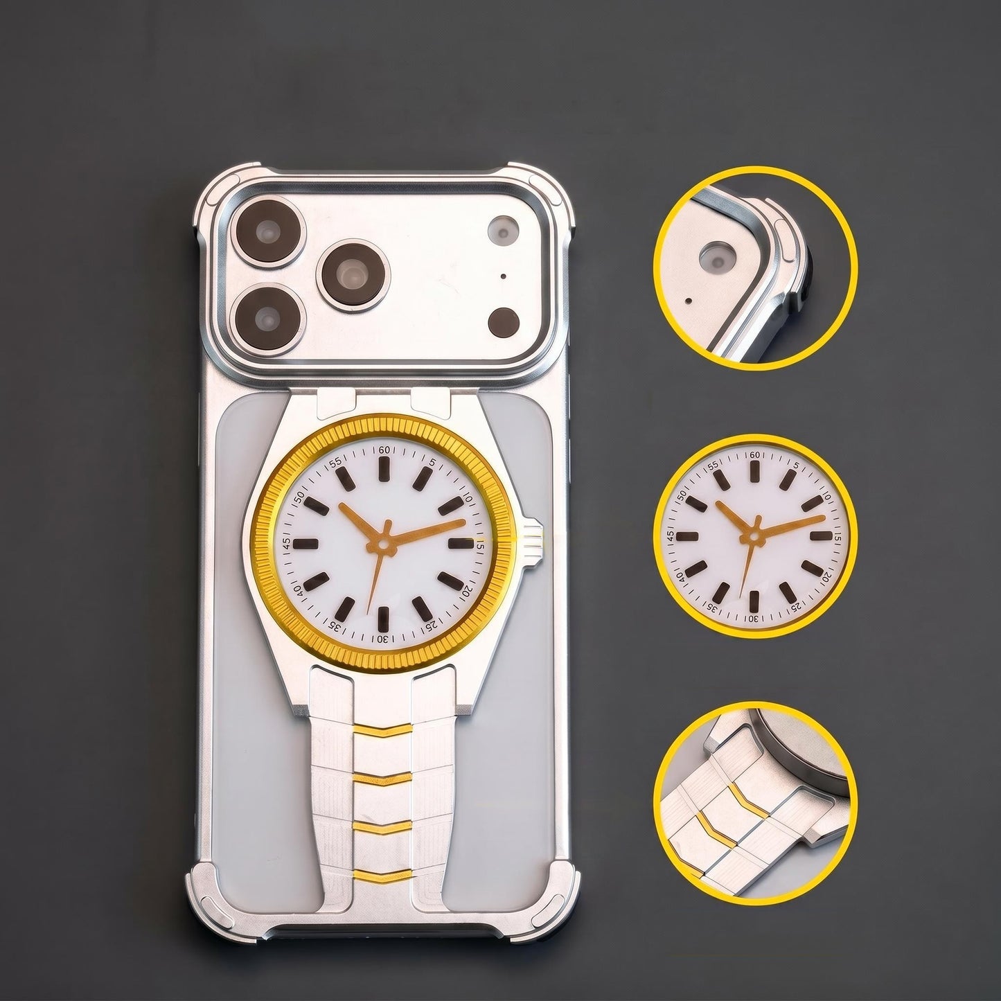 Armor King Kaishi Shockproof Air Cushion Metal Case Cover