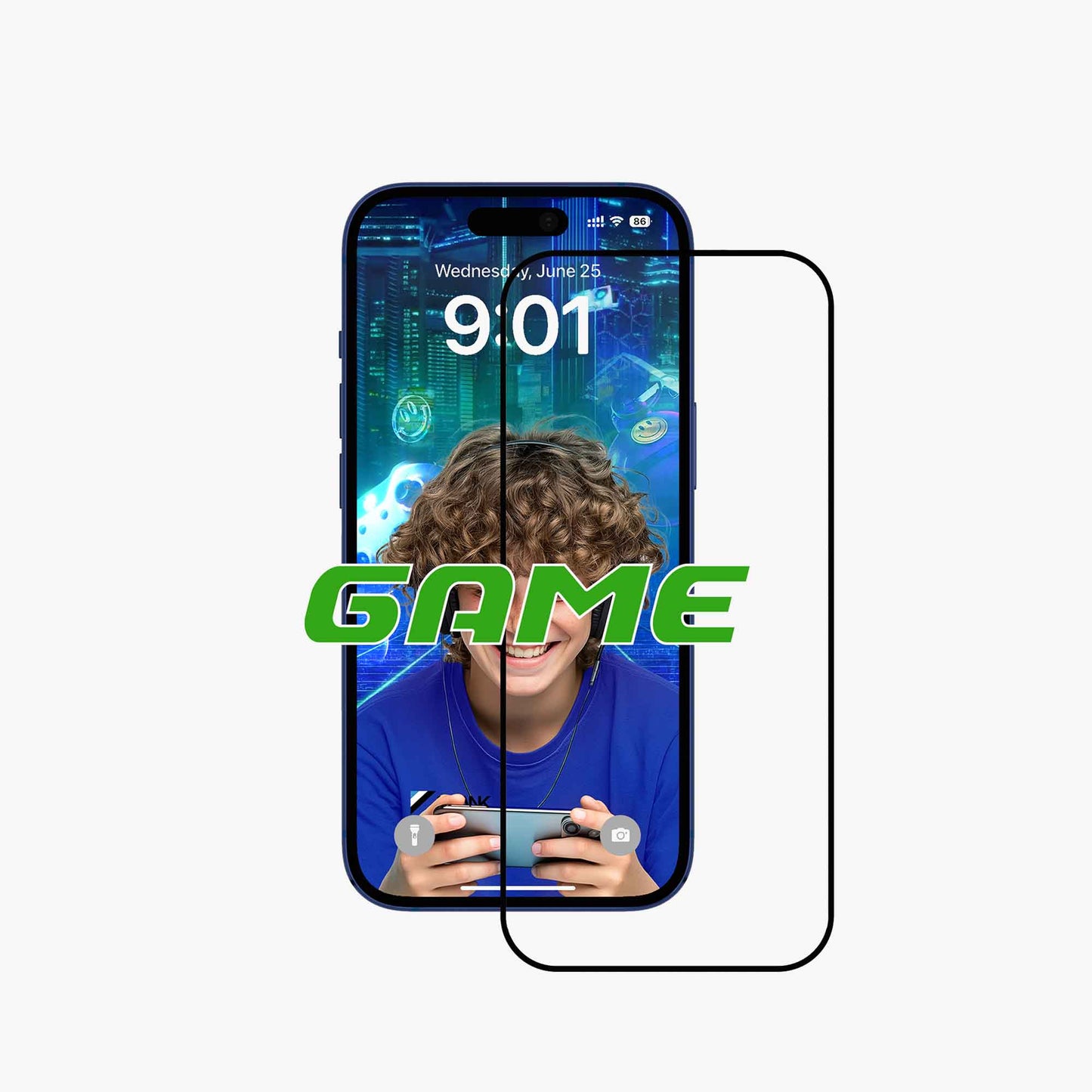 ANANK 9H Hardness Full Coverage Tempered Glass Screen Protector Film