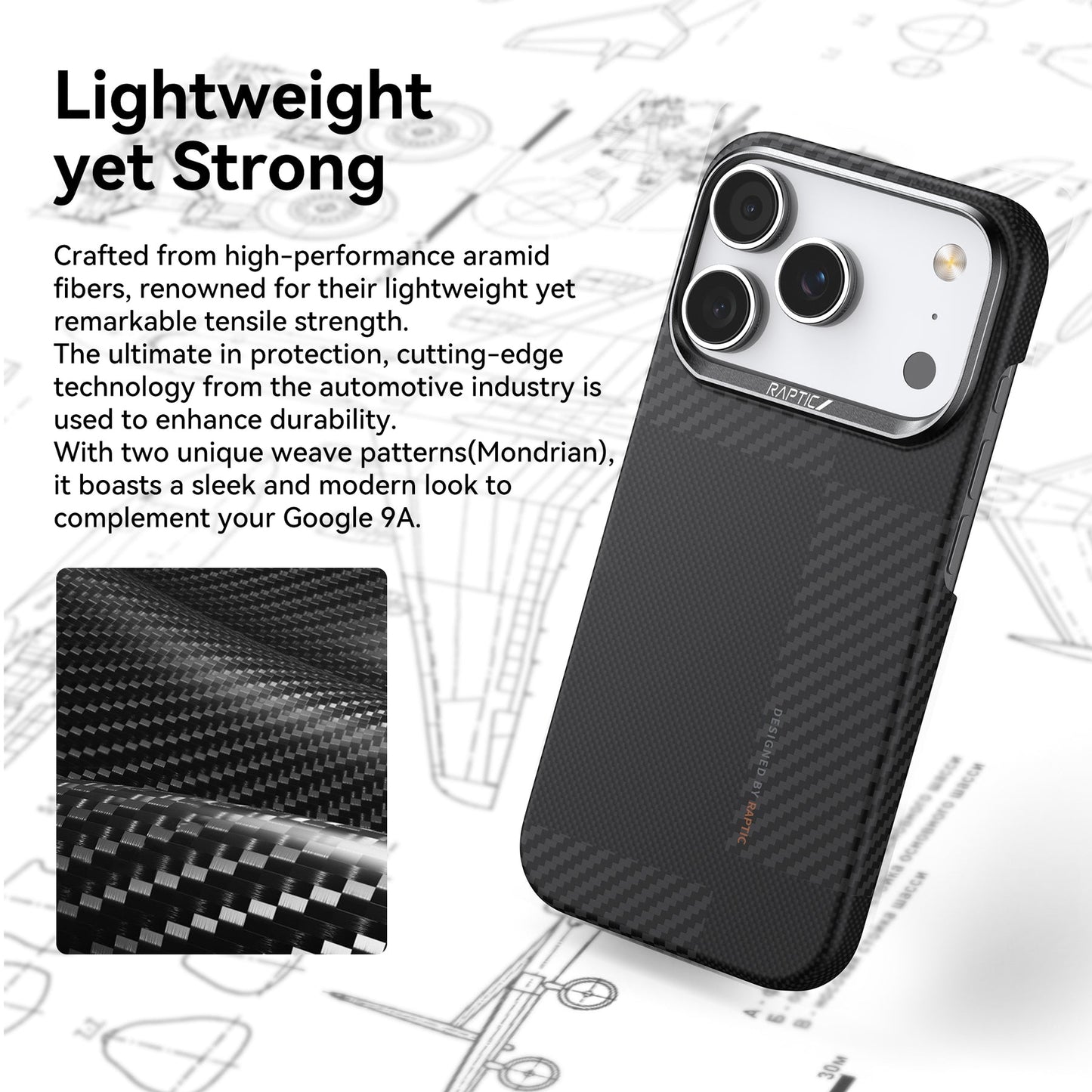X-Doria Defense Zero Gravity MagSafe Aramid Fiber Military-Grade Drop Protection Case Cover (iPhone)