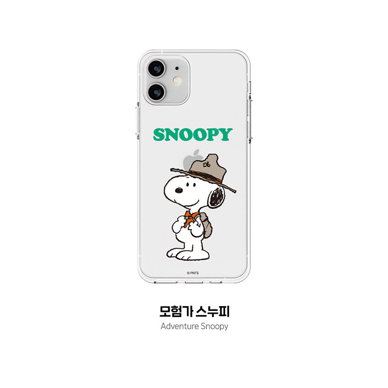 Peanuts Snoopy Clear Jelly Back Case Cover – Armor King Case Peanuts Snoopy Clear Jelly Back Case Cover – Armor King Case