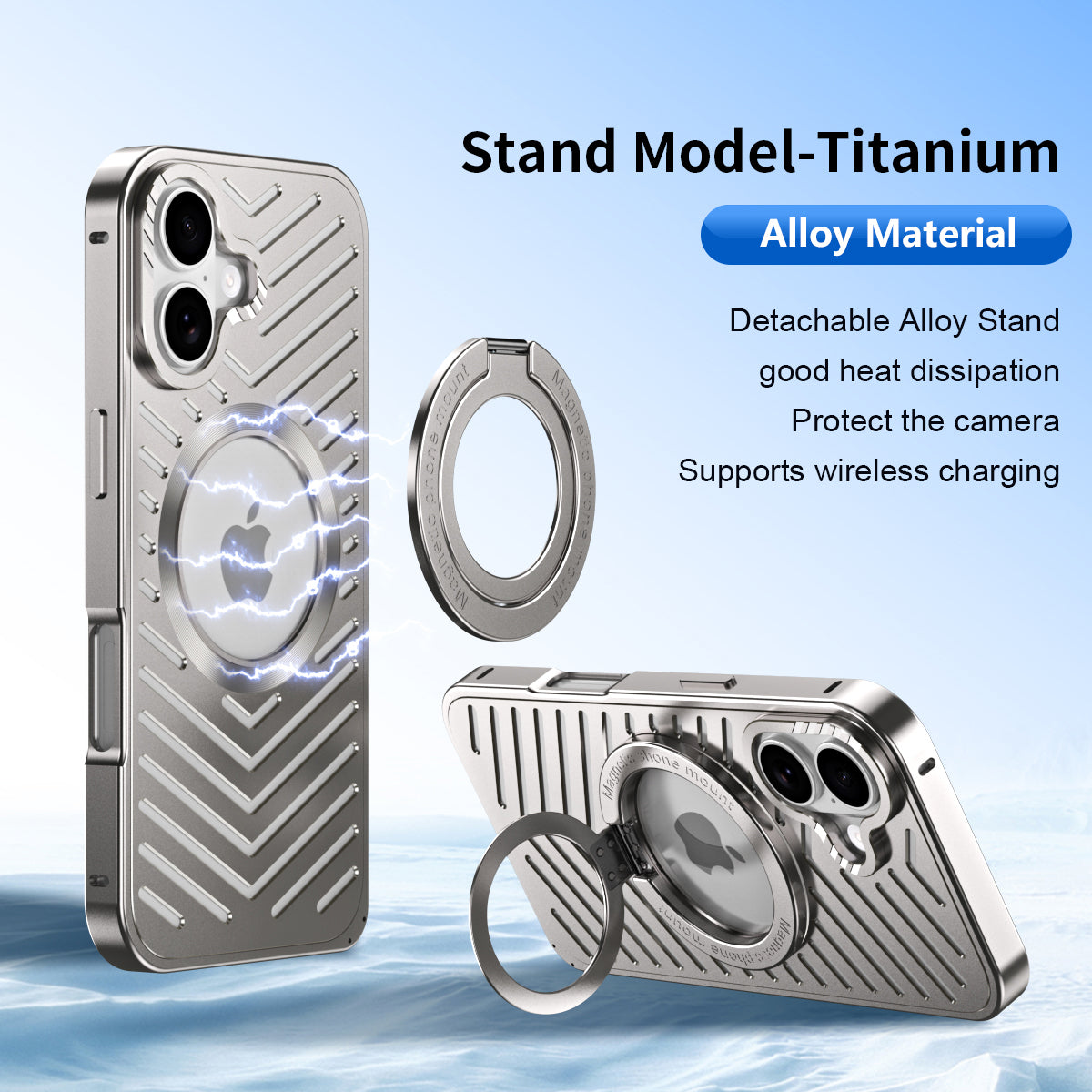 Kylin Armor Ice Dazzle MagSafe Heat Dissipation Thermal Cooling Case Cover