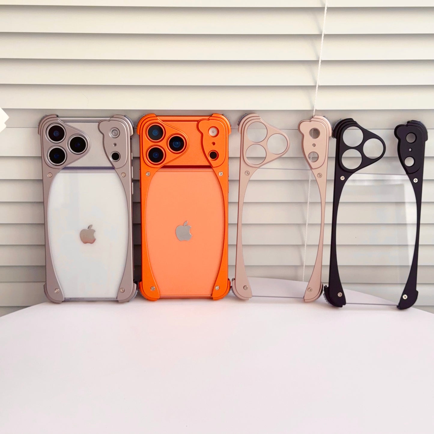 Armor King Stoat Bezel-less MagSafe Transparent PC Back Shockproof Metal Case Cover