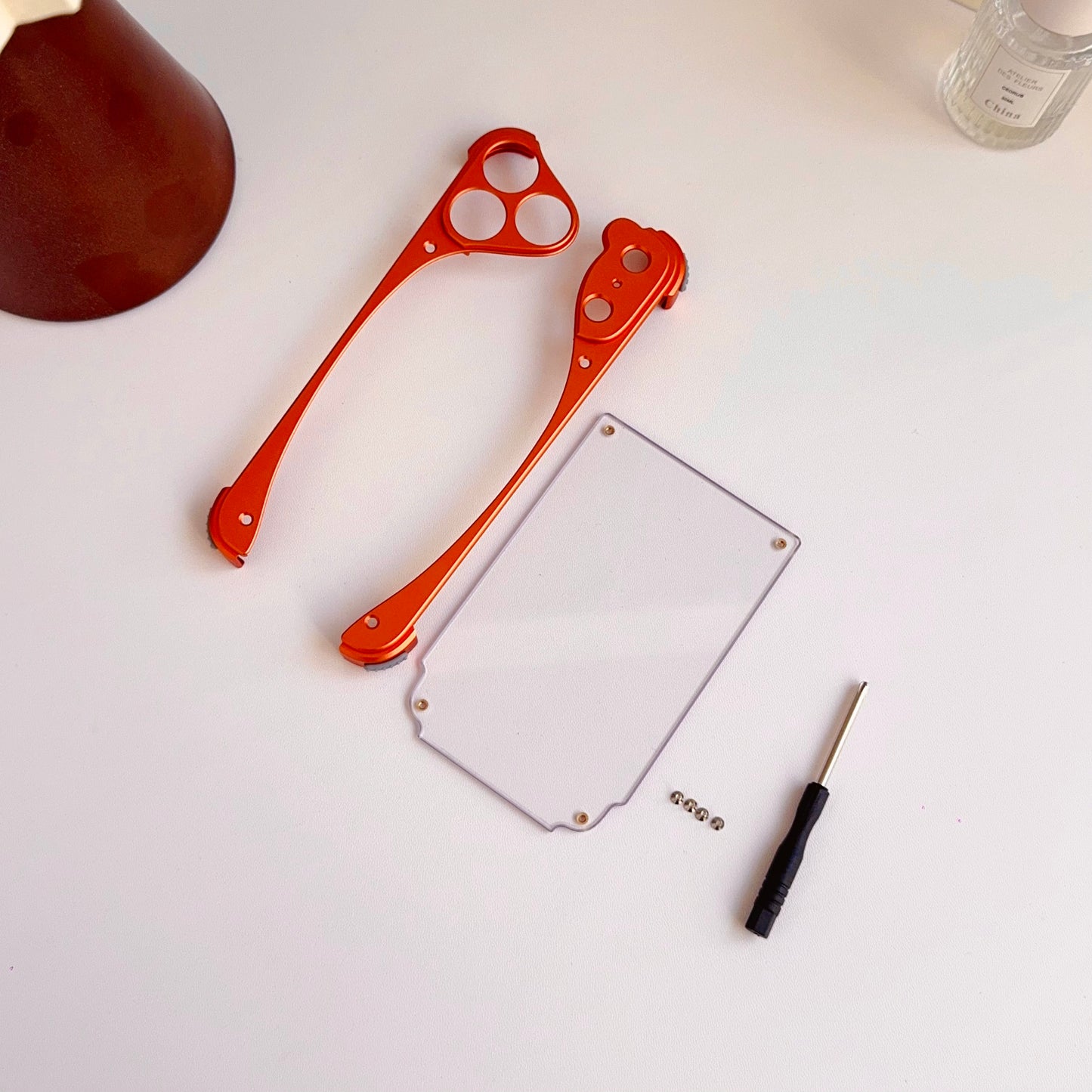 Armor King Stoat Bezel-less MagSafe Transparent PC Back Shockproof Metal Case Cover