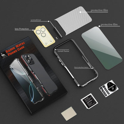 Luphie Razor Strong Protection Military Grade Drop Tested Metal Phone Case