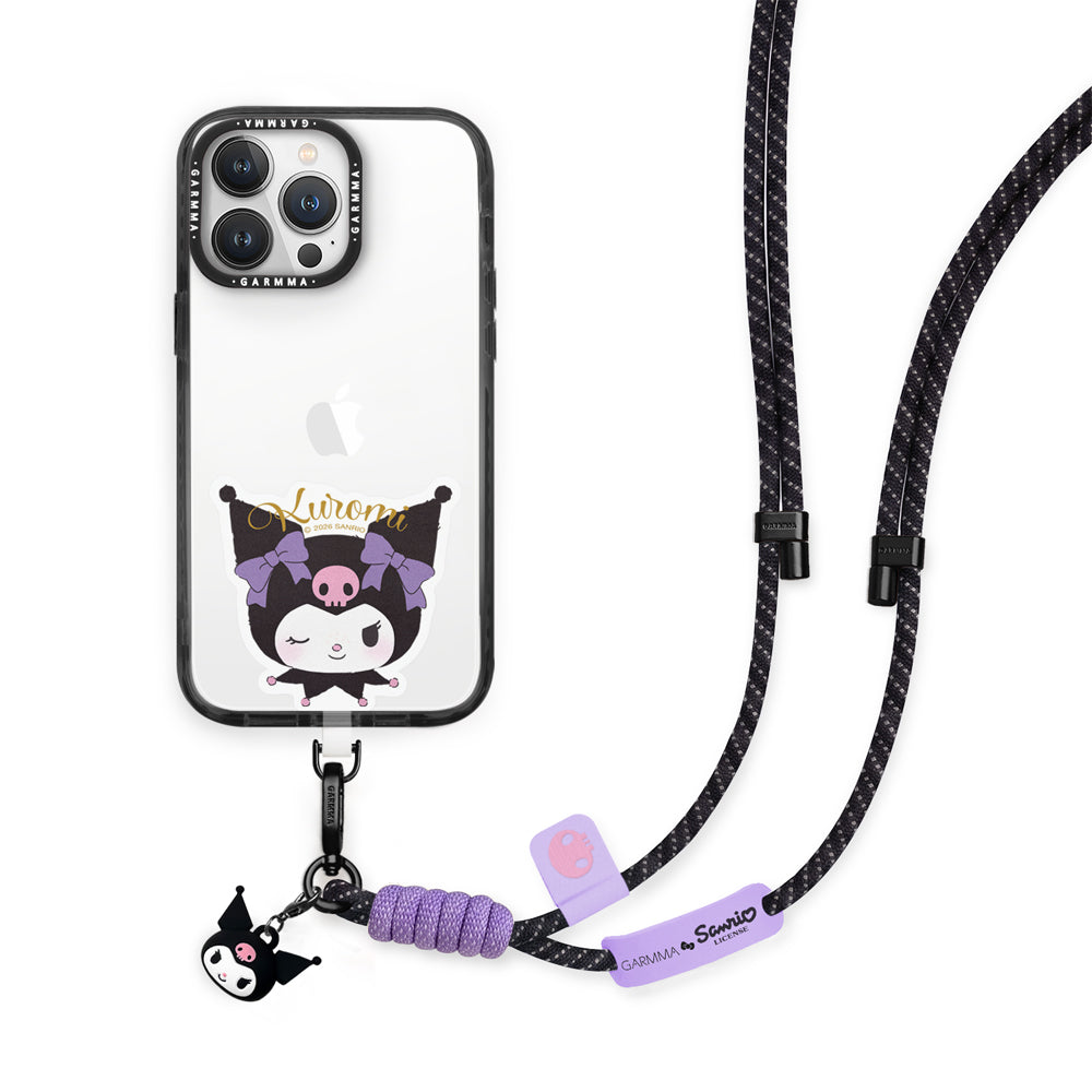 GARMMA Sanrio Characters Quipu Doll Charm Buckle Strap Crossbody Phone Lanyard