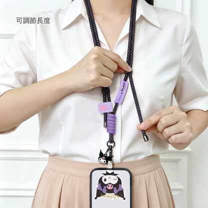 GARMMA Sanrio Characters Quipu Doll Charm Buckle Strap Crossbody Phone Lanyard