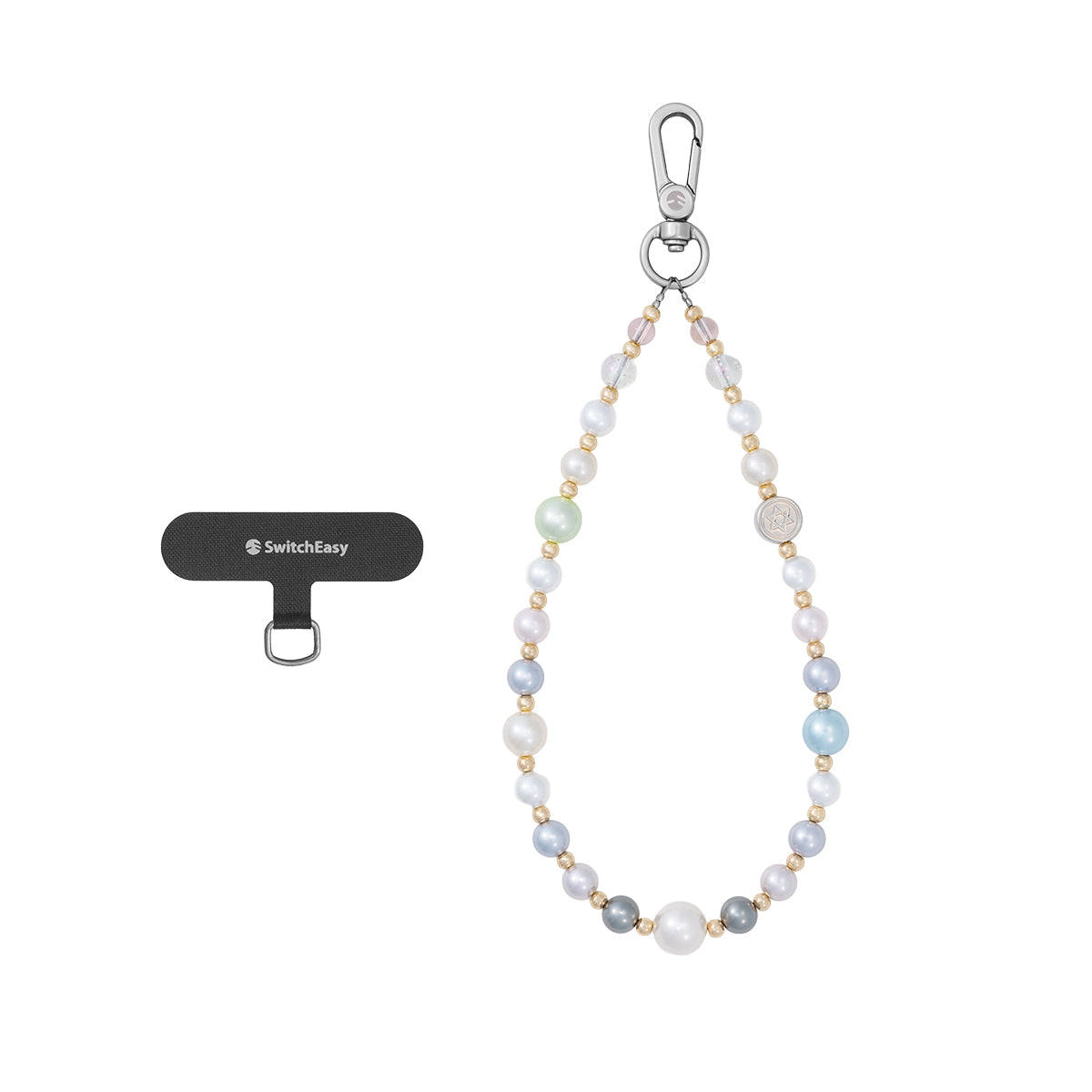 SwitchEasy LuxeLink Wrist Strap + Strap Card Phone Lanyard