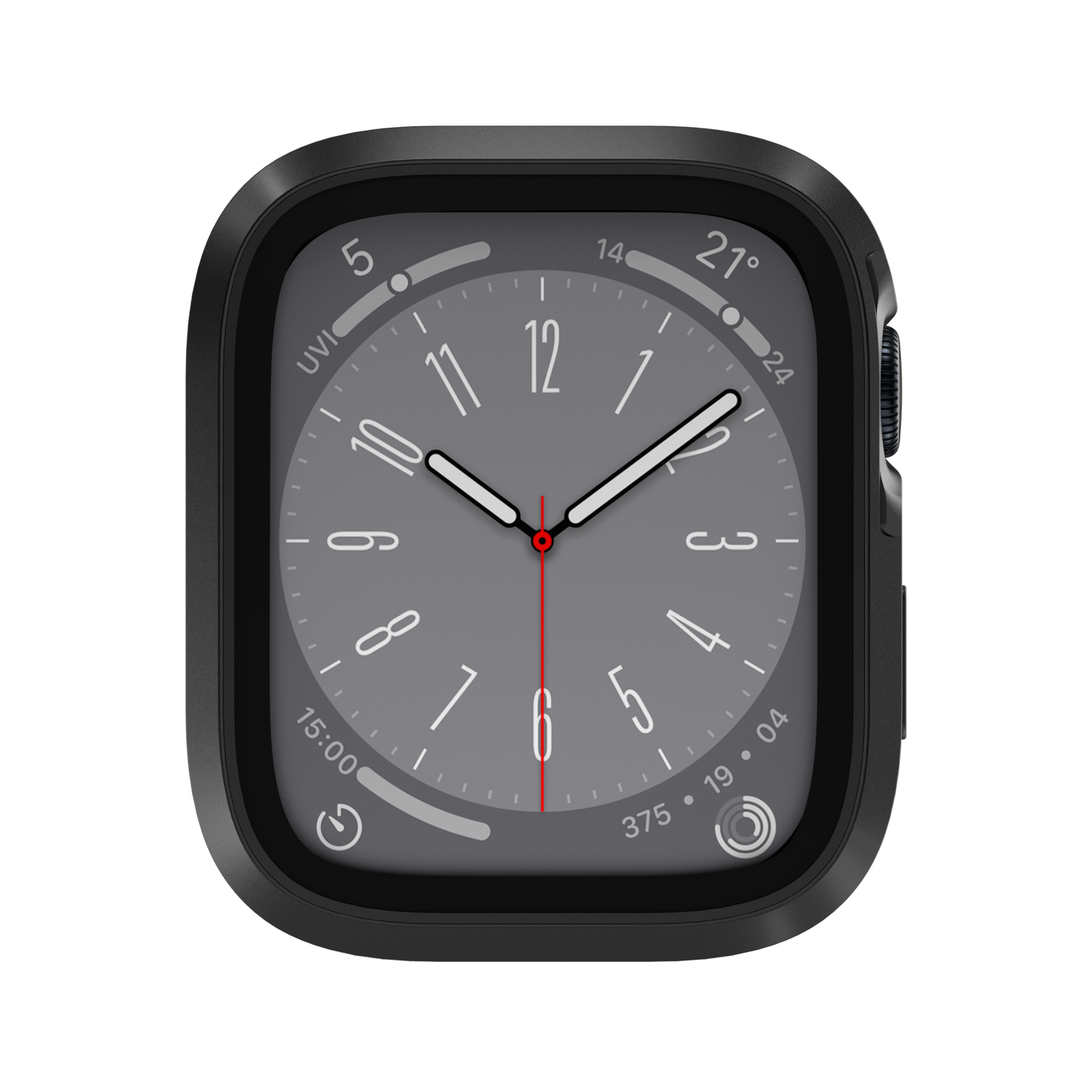 SwitchEasy Modern Hybrid Tempered Glass + PC + Aluminum Apple Watch Case