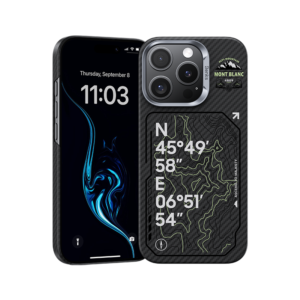 Benks MagSafe Military-Grade Drop Protection Minimalist Aramid Fiber Cover Case