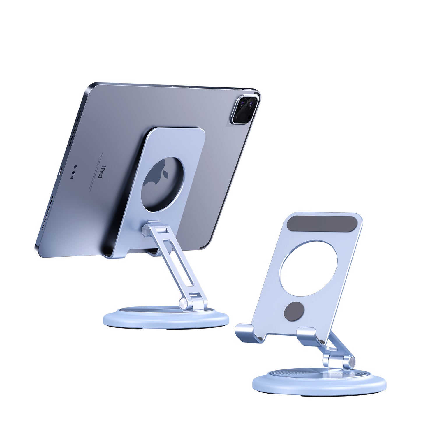 Armor King Foldable 360° Rotation Metal Phone Holder Adjustable Desktop Tablet Stand
