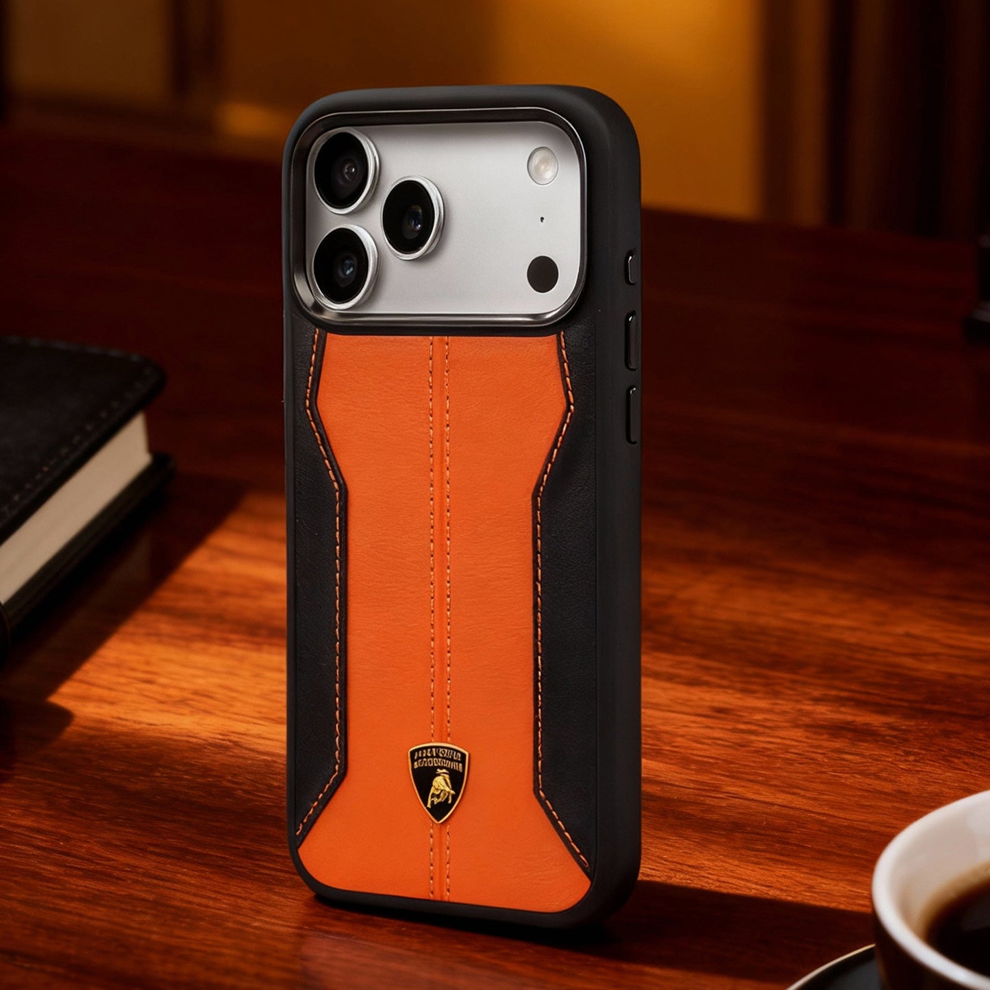 Lamborghini Leather Phone Case - Huracan D1