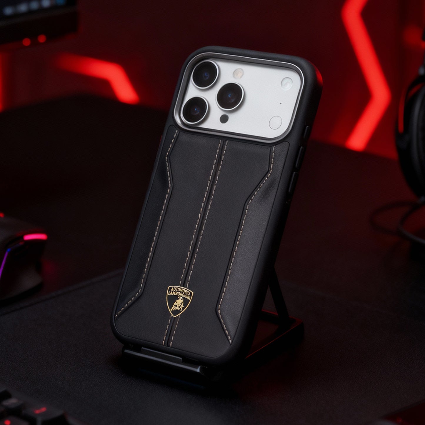 Lamborghini Leather Phone Case - Huracan D1