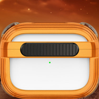 Oatsbasf Armour Magnetic Lock Airbag Shockproof Hollow-out Metal Case for Apple AirPods Pro 3