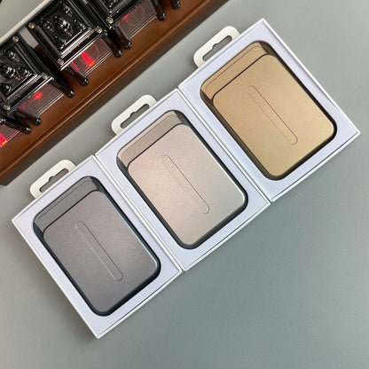 Armor King MagSafe Aluminum Alloy Phone Wallet Magnetic Card Holder