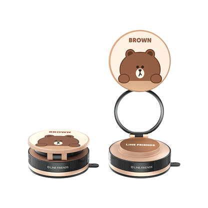 Line Friends Vacuum Suction Magnetic Folding Mount Phone Holder Navigation Bracket