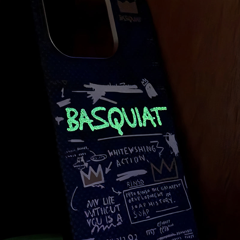 Oatsbasf Luxury Pure Aramid Fiber Luminous MagSafe Case Cover