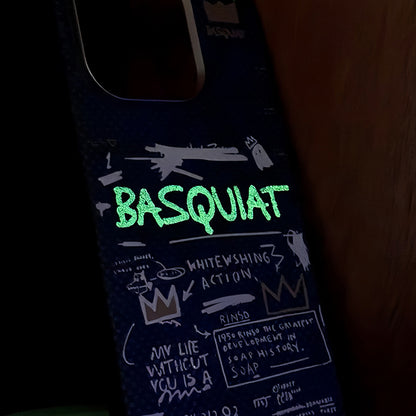 Oatsbasf Luxury Pure Aramid Fiber Luminous MagSafe Case Cover