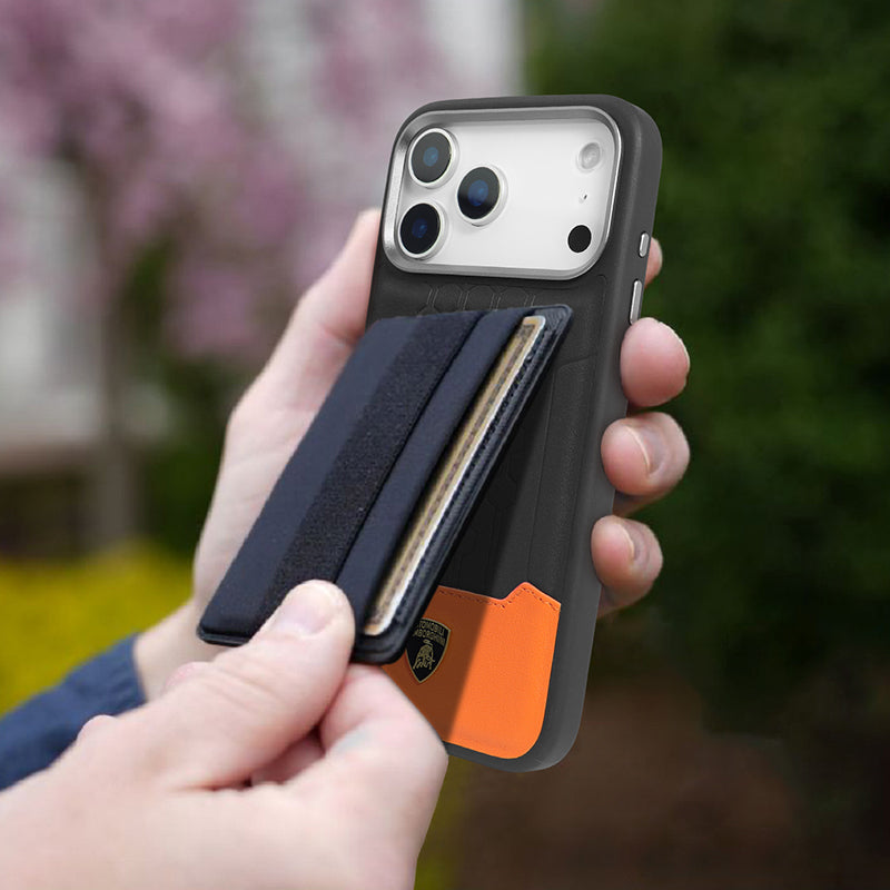 Lamborghini MagSafe Genuine Leather Phone Case - Urus D14