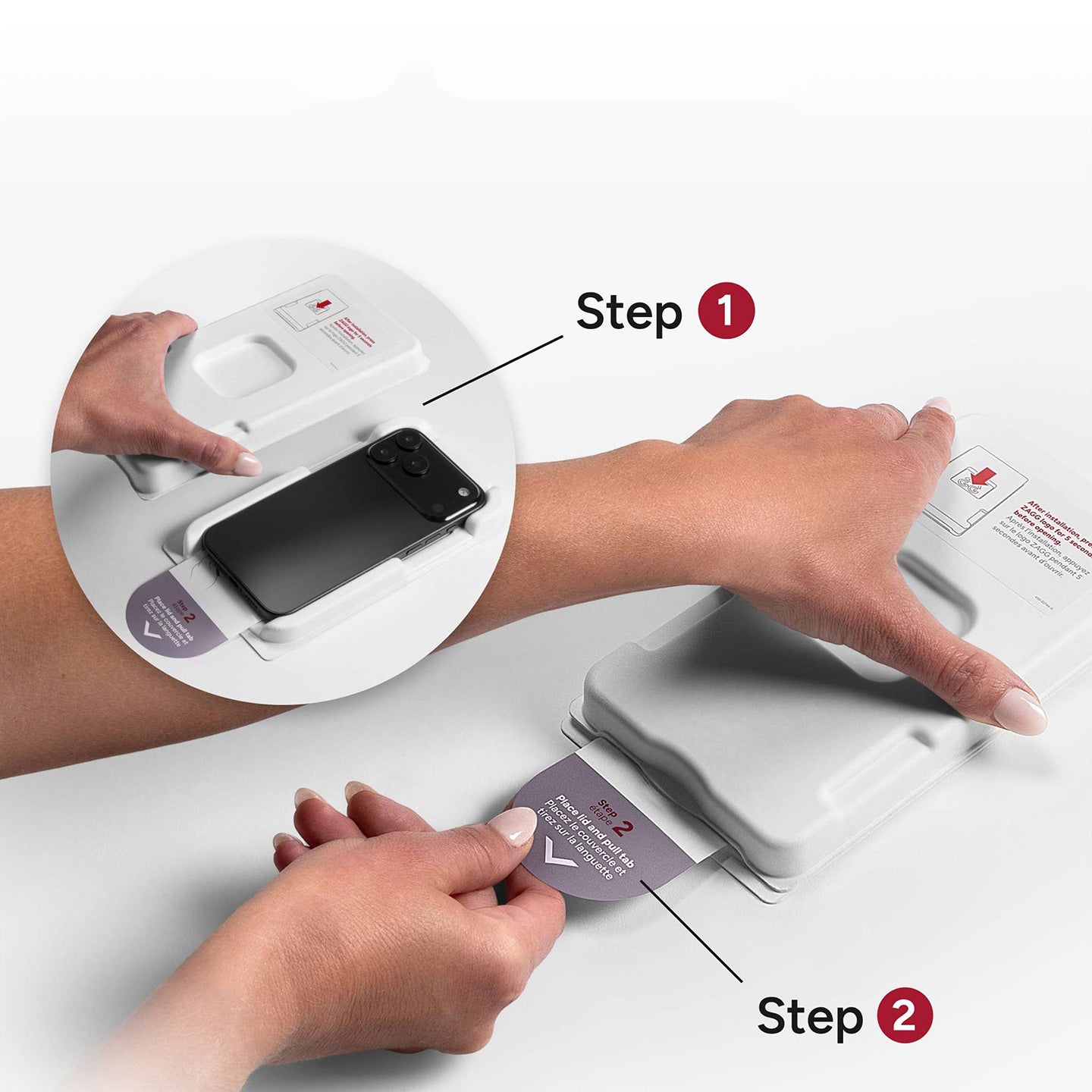 ZAGG Seamless Edge-to-Edge Anti-Static Tempered Glass Screen Protector