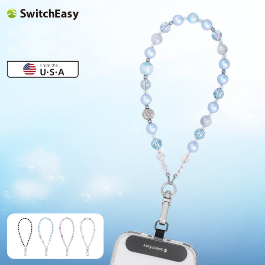 SwitchEasy LuxeLink Wrist Strap + Strap Card Phone Lanyard