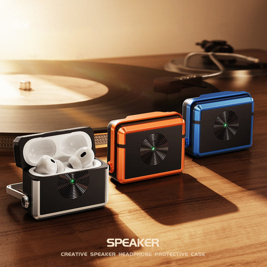 Oatsbasf Speaker Shockproof Silicone Protective Case for AirPods Pro 3