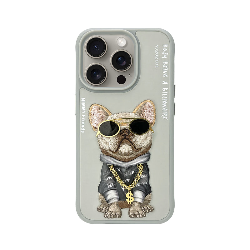Nimmy Glasses Cute Cool Embroidery Case Cover