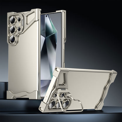 Armor King Wing Skeleton Lens Stand Frameless Anti-fall Metal Case Cover