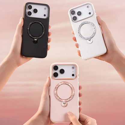 PYNANA Dancing Circle Jewelry Aesthetics & Handcraft MagSafe Ring Holder Protective Case Cover