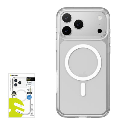 SwitchEasy Crush M MagSafe AirBarrier Military Grade Shockproof Clear Case Cover