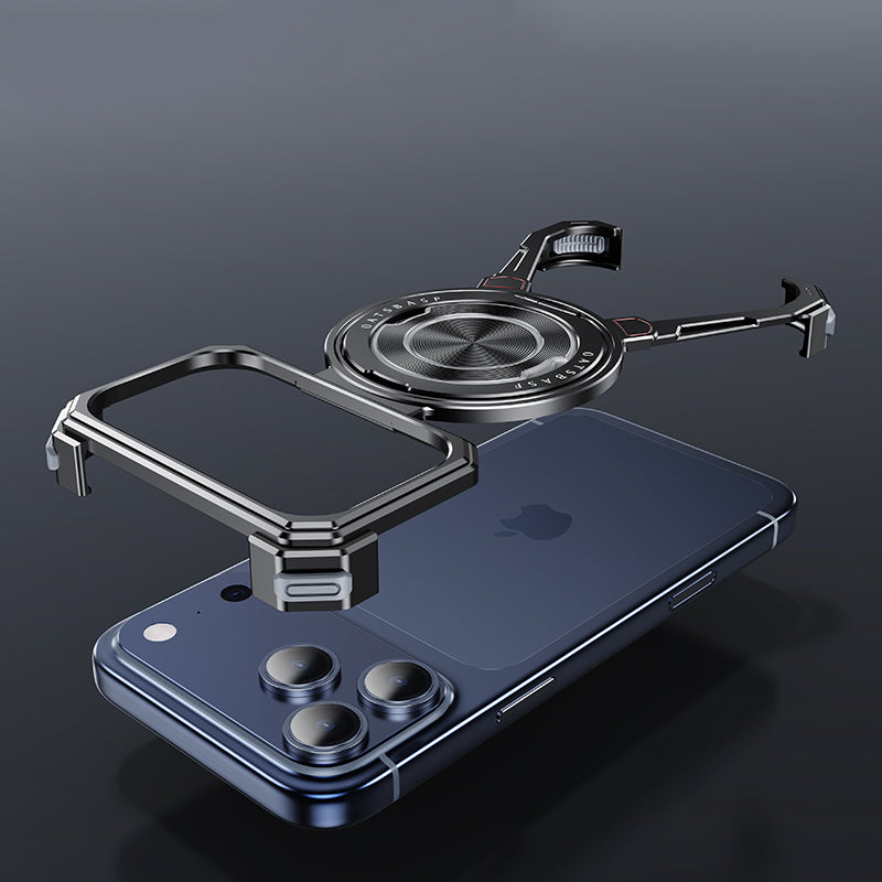 Oatsbasf X Claws MagSafe Pivot Ring Stand Air Cushion Metal Case Cover