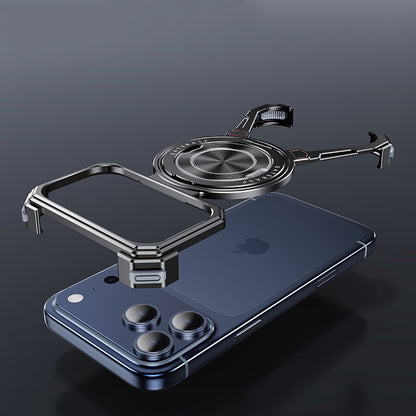 Oatsbasf X Claws MagSafe Pivot Ring Stand Air Cushion Metal Case Cover