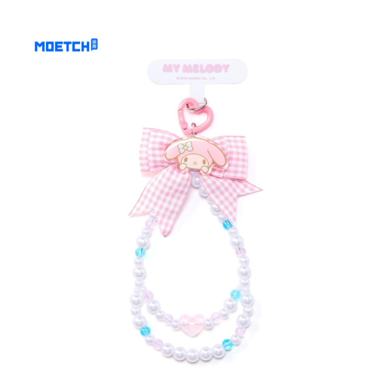 Moetch Sanrio Characters Crystal Candy Hand Strap Hanging Chain Phone Lanyard