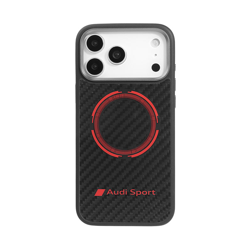AUDI Sport MagSafe Carbon Fiber Phone Case AUDI Sport MagSafe Carbon Fiber Phone Case