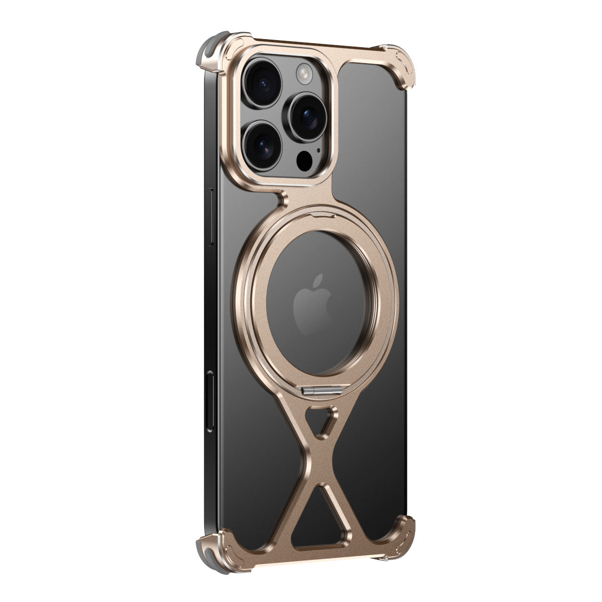 Armor King X-Line MagSafe Pivot Ring Stand Air Cushion Metal Case Cover