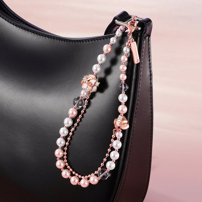 PYNANA Jewelry Aesthetics & Handcraft Hand Chain Phone Charm Beads Strap Pearl Lanyard